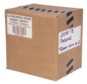 2012-13 Panini Preferred Basketball Sealed Hobby Case (10 boxes)